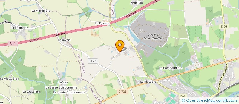 localisation de l'entreprise SCI ROSANIS  INGRANDES-LE-FRESNE-SUR-LOIRE