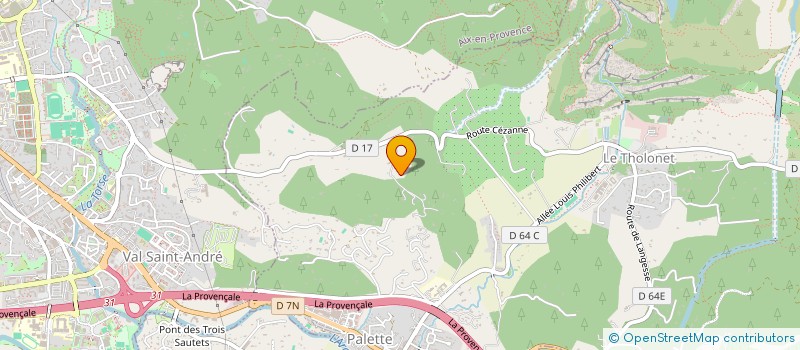 localisation de l'entreprise SCI ROSANISCO IMMOBILIER  LE THOLONET