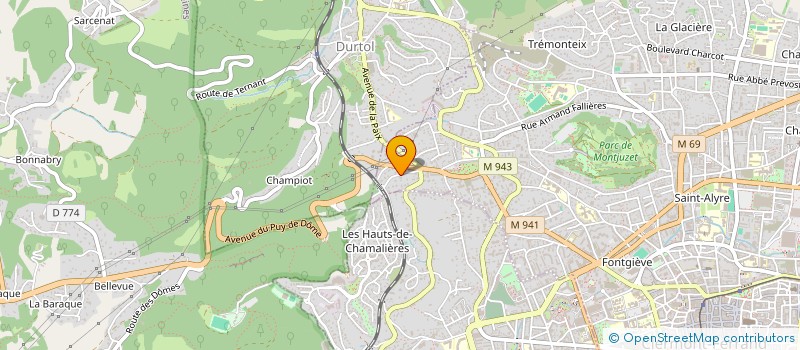 localisation de l'entreprise SCI ROSARE BIS  CLERMONT-FERRAND