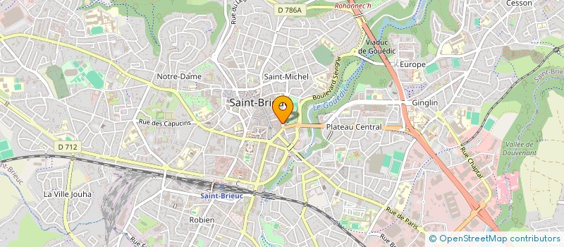 localisation de l'entreprise SCI ROSARIO à SAINT-BRIEUC