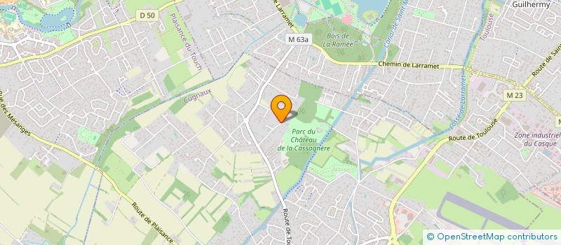 localisation de l'entreprise SCI ROSAS  CUGNAUX