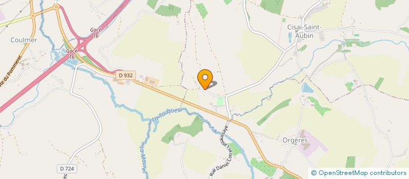 localisation de l'entreprise SCI ROSAVIC à CISAI-SAINT-AUBIN