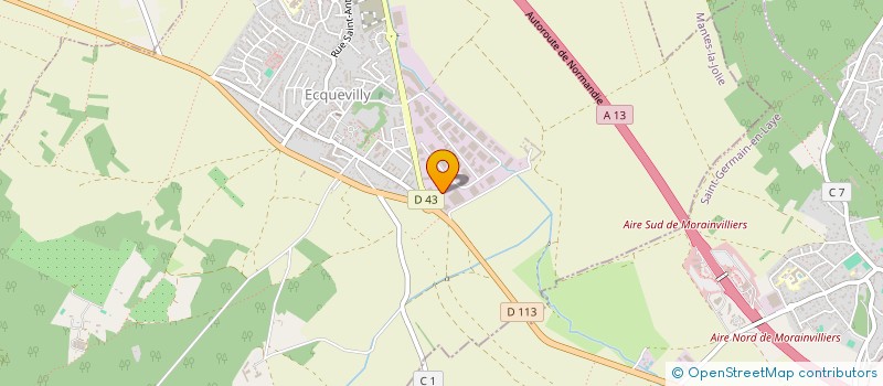 localisation de l'entreprise SCI ROSAVIO  ECQUEVILLY