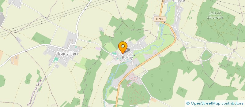 localisation de l'entreprise SCI ROSAY  ROSAY