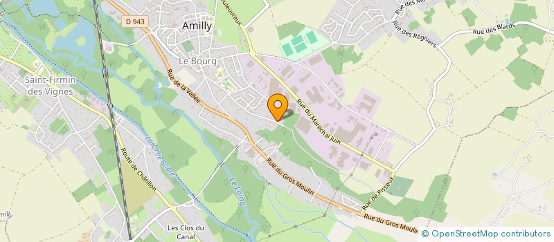 localisation de l'entreprise SCI ROSCA à AMILLY