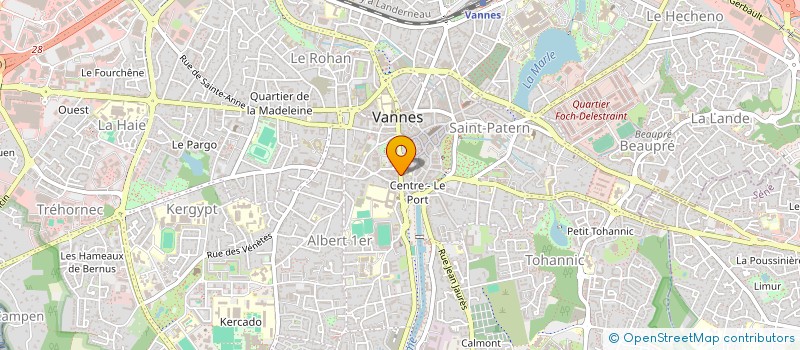 localisation de l'entreprise SCI ROSCOGOZ à VANNES