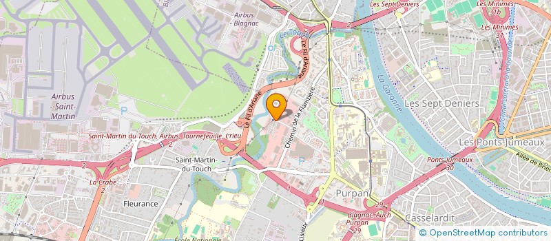 localisation de l'entreprise SCI ROSDELBRU  TOULOUSE