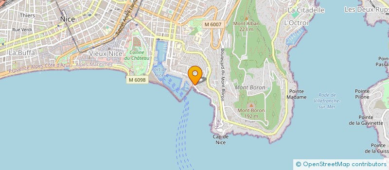 localisation de l'entreprise SCI ROSE à NICE