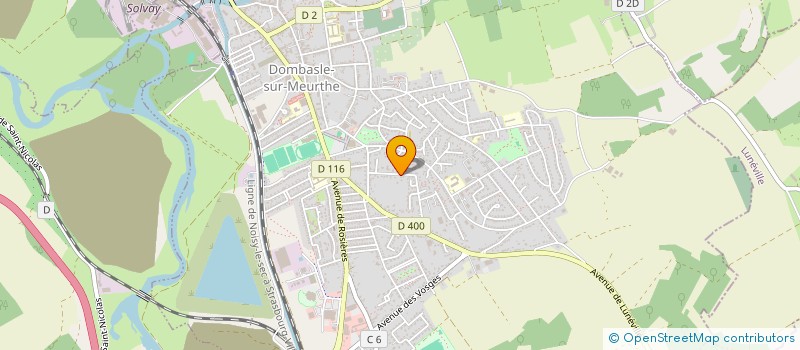 localisation de l'entreprise SCI ROSE  DOMBASLE-SUR-MEURTHE