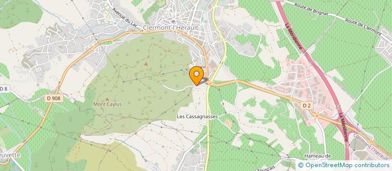 localisation de l'entreprise SCI ROSE  CLERMONT L HERAULT