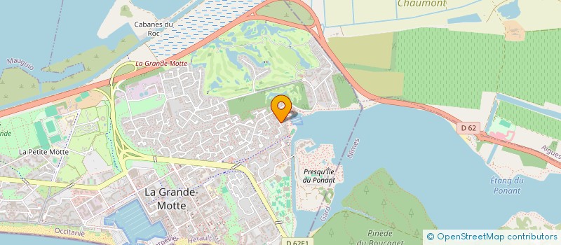 localisation de l'entreprise SCI ROSE  LA GRANDE-MOTTE