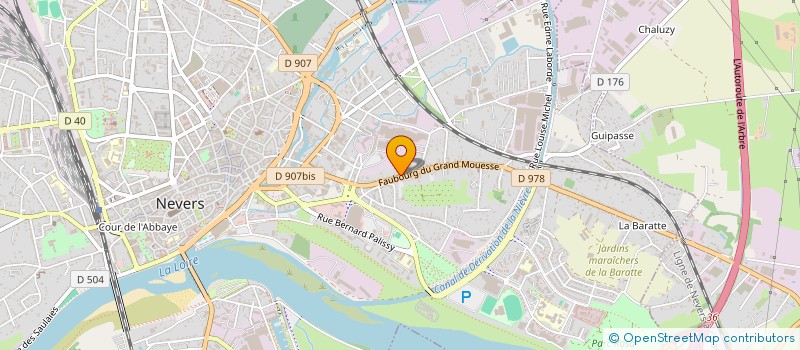 localisation de l'entreprise SCI ROSE à NEVERS