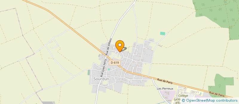 localisation de l'entreprise SCI ROSE  SOURDUN