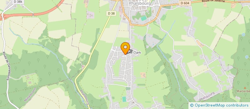 localisation de l'entreprise SCI ROSE  PHALSBOURG