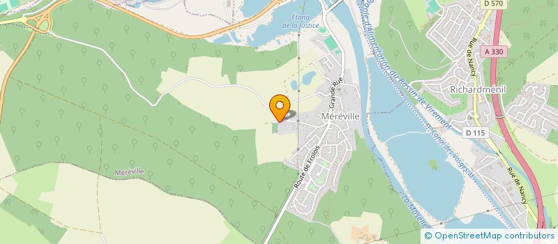 localisation de l'entreprise SCI ROSE  MEREVILLE