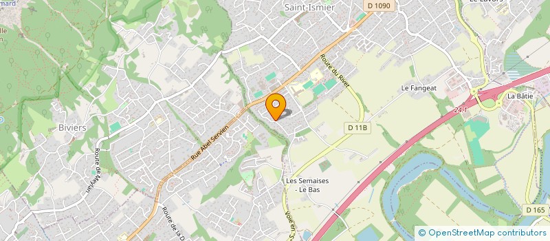 localisation de l'entreprise SCI ROSE à SAINT-ISMIER