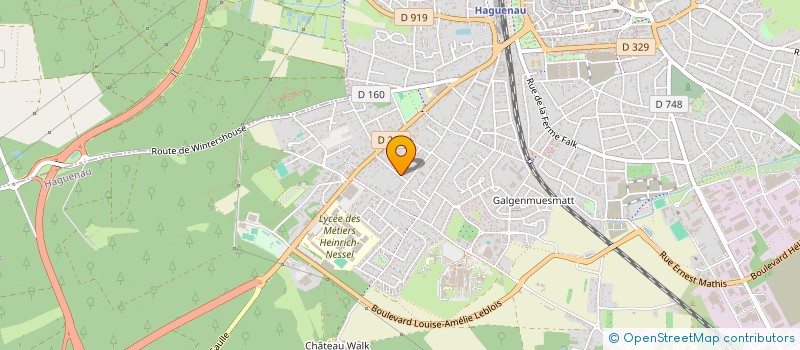 localisation de l'entreprise SCI ROSE  HAGUENAU