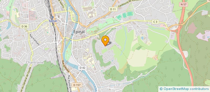 localisation de l'entreprise SCI ROSE  EPINAL