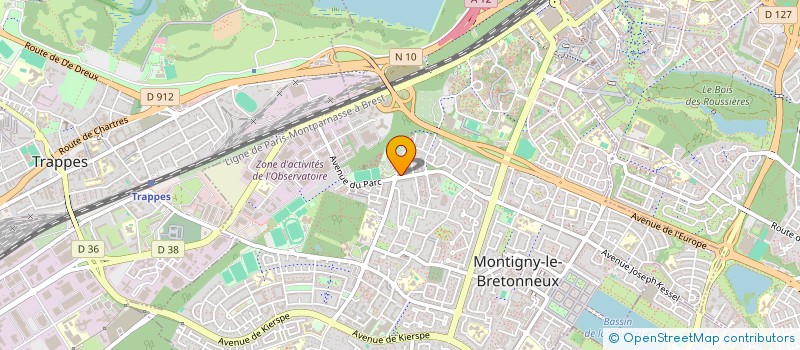 localisation de l'entreprise SCI ROSE  MONTIGNY-LE-BRETONNEUX