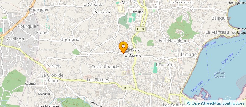 localisation de l'entreprise SCI ROSE à BRIGNOLES