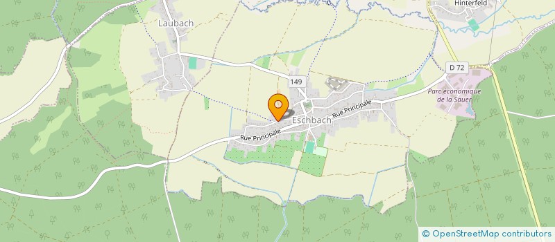 localisation de l'entreprise SCI ROSE  ESCHBACH