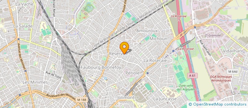 localisation de l'entreprise SCI ROSE-ANDALOUSE à TOULOUSE