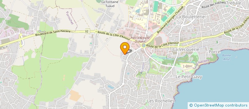 localisation de l'entreprise SCI ROSE ATLANTIQUE  SAINT-NAZAIRE