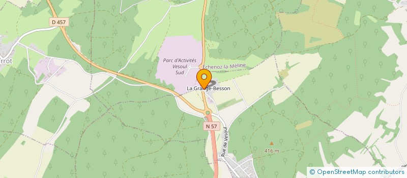 localisation de l'entreprise SCI ROSE BLANCHE  VALLEROIS-LORIOZ