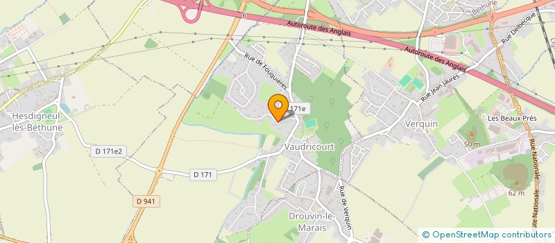localisation de l'entreprise SCI ROSE BUD  VAUDRICOURT