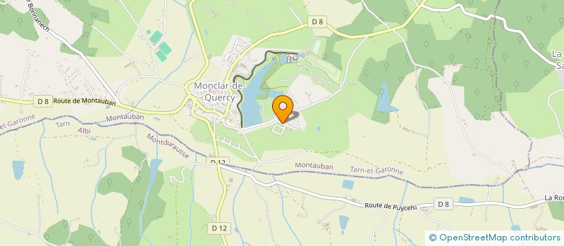 localisation de l'entreprise SCI ROSE CHARLINE  MONCLAR-DE-QUERCY