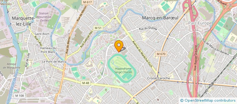 localisation de l'entreprise SCI ROSE DE RONAEL  PHALEMPIN