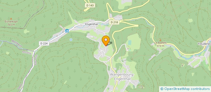 localisation de l'entreprise SCI ROSE DE SABLE  WANGENBOURG-ENGENTHAL