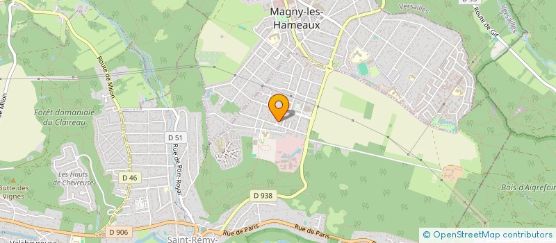 localisation de l'entreprise SCI ROSE DES VENTS  SAINT-REMY-LES-CHEVREUSE