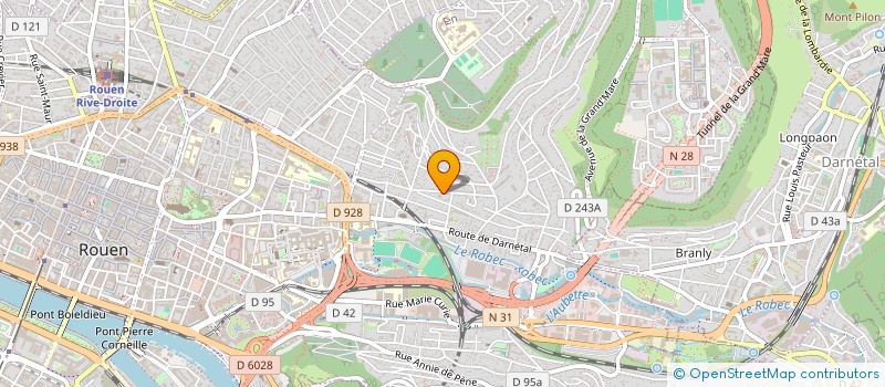 localisation de l'entreprise SCI ROSE DU VAL FLEURI à ROUEN