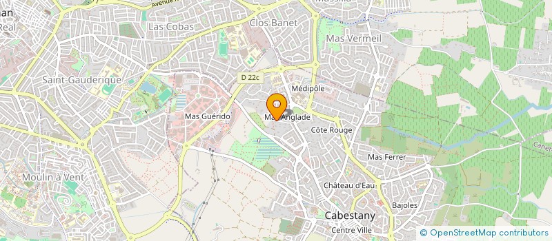 localisation de l'entreprise SCI ROSE ET ARMURE  CABESTANY