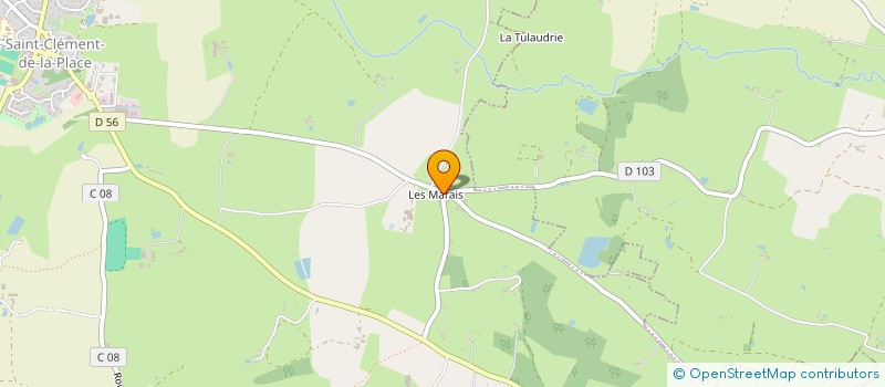 localisation de l'entreprise SCI ROSE LAURENT SYLVIE à SAINT-CLEMENT-DE-LA-PLACE