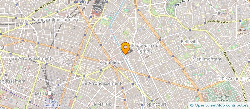 localisation de l'entreprise SCI ROSE MAJEURE  PARIS