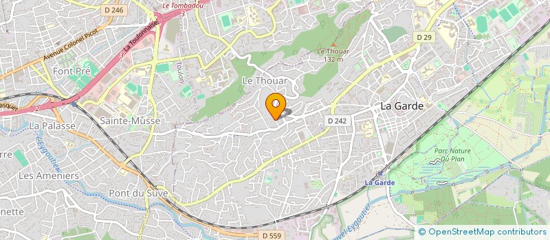 localisation de l'entreprise SCI ROSE MARIE  LA GARDE