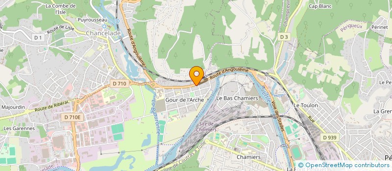 localisation de l'entreprise SCI ROSE NOIRE à PERIGUEUX