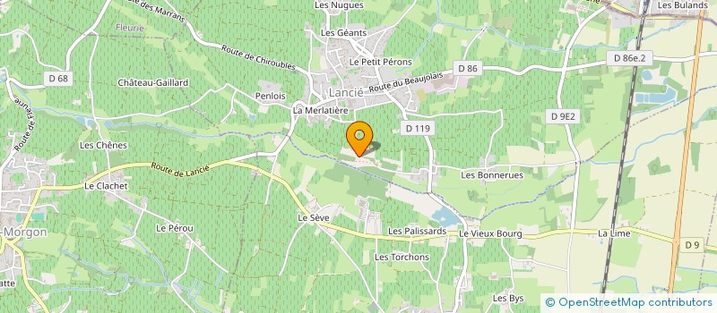 localisation de l'entreprise SCI ROSE & PAUL  LANCIE