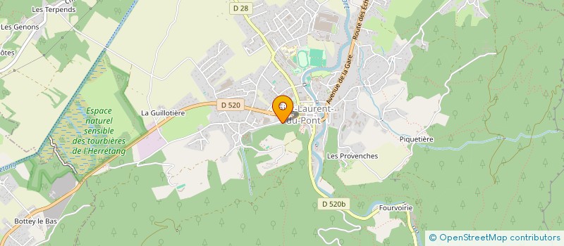 localisation de l'entreprise SCI ROSE SAGE  VOIRON