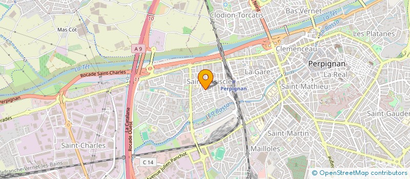 localisation de l'entreprise SCI ROSEANNE  PERPIGNAN