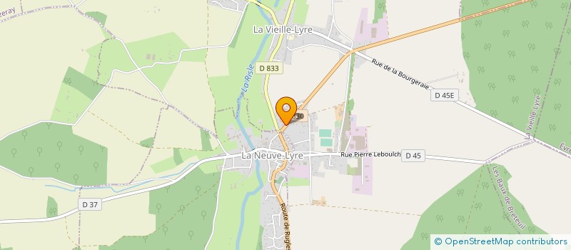 localisation de l'entreprise SCI ROSEAU DE LYRE  LA NEUVE-LYRE