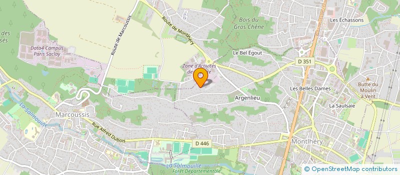 localisation de l'entreprise SCI ROSEAU GAILLARD  MONTLHERY