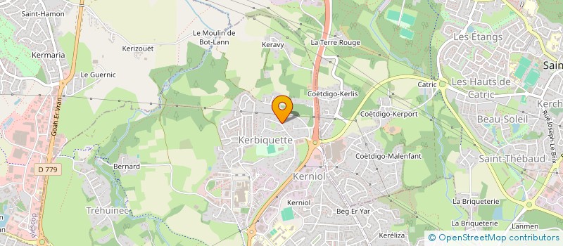 localisation de l'entreprise SCI ROSEAUX à VANNES