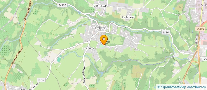 localisation de l'entreprise SCI ROSEBERT  ORLIENAS