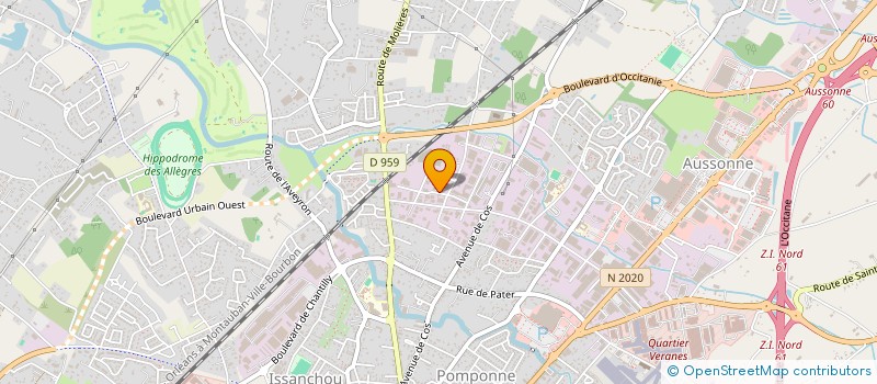 localisation de l'entreprise SCI ROSEBUD  MONTAUBAN