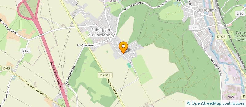 localisation de l'entreprise SCI ROSEBUD  HENOUVILLE