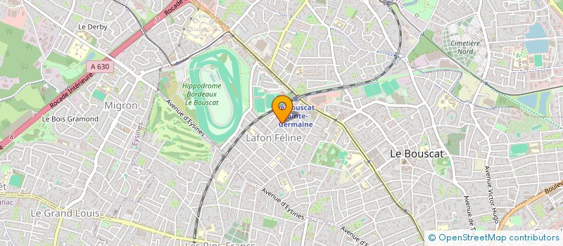 localisation de l'entreprise SCI ROSEICOLLIS  LE BOUSCAT