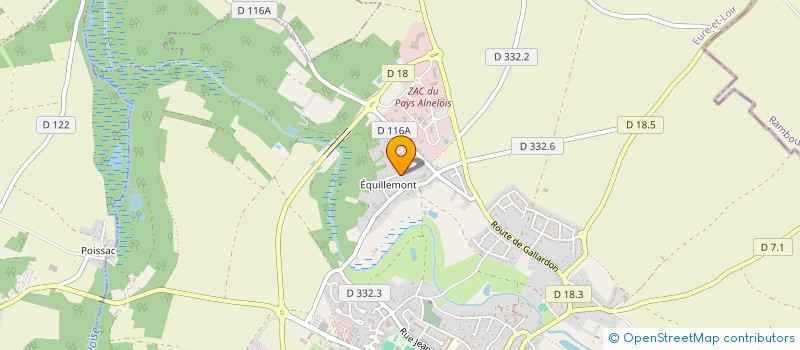 localisation de l'entreprise SCI ROSELA à AUNEAU-BLEURY-SAINT-SYMPHORIEN